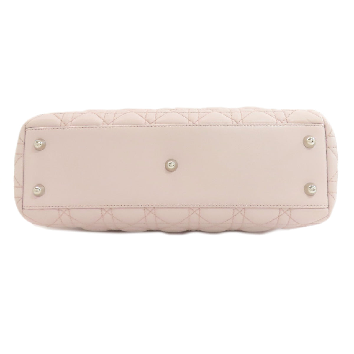 CHRISTIAN DIOR Lady Dior Tote Bag Calf Ladies [Used]