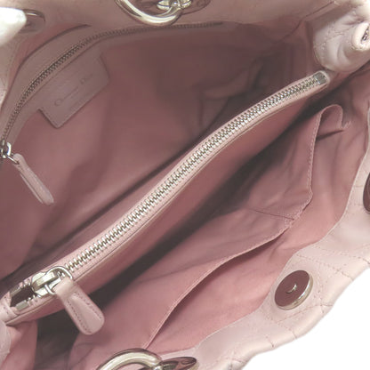 CHRISTIAN DIOR Lady Dior Tote Bag Calf Ladies [Used]