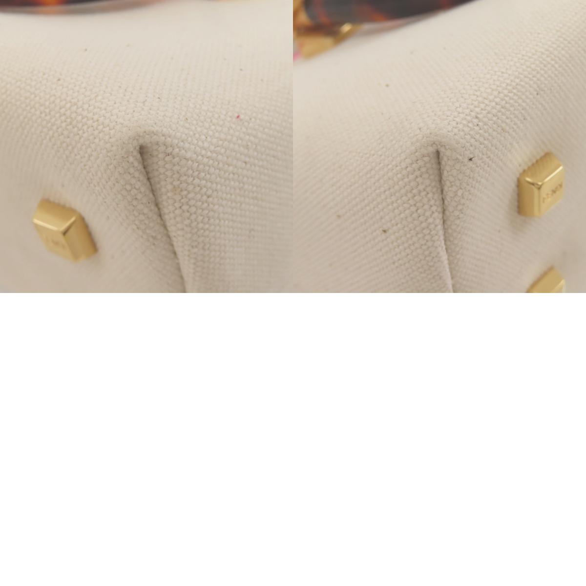 FENDI Mini BY THE WAY 2WAY Handbag Canvas Ladies [Used]