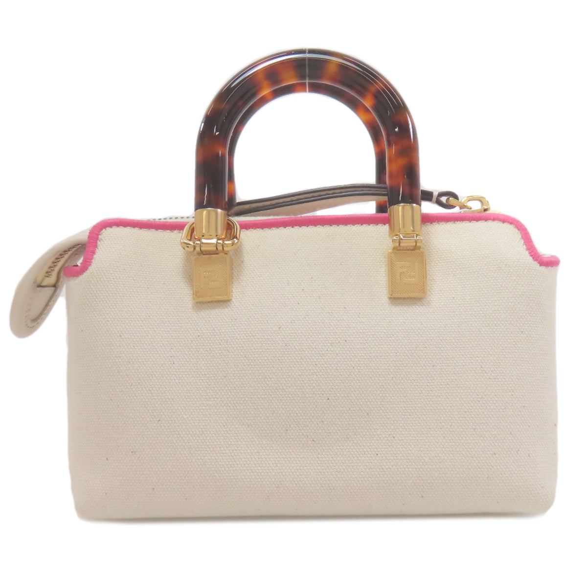 FENDI Mini BY THE WAY 2WAY Handbag Canvas Ladies [Used]