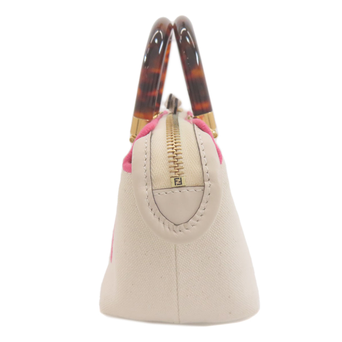 FENDI Mini BY THE WAY 2WAY Handbag Canvas Ladies [Used]