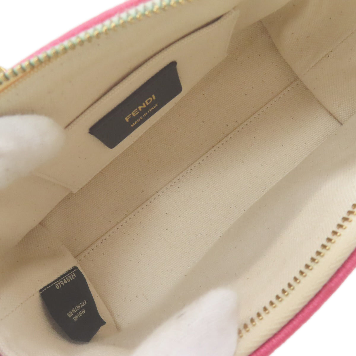 FENDI Mini BY THE WAY 2WAY Handbag Canvas Ladies [Used]