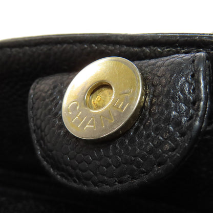 CHANEL Matelasse GoldHardware Tote Bag Grained Calfskin Skin Ladies [Used]