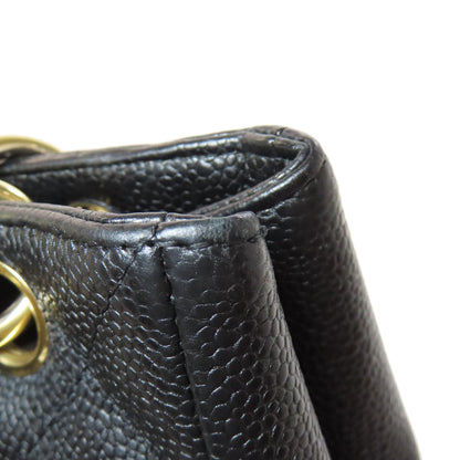 CHANEL Matelasse GoldHardware Tote Bag Grained Calfskin Skin Ladies [Used]