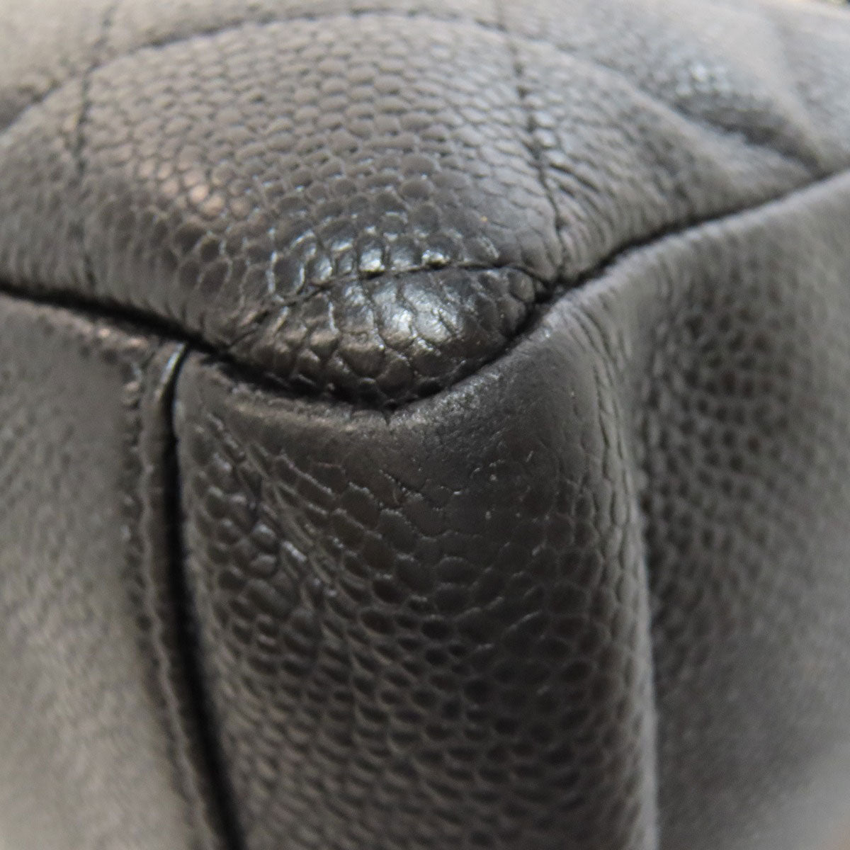 CHANEL Matelasse GoldHardware Tote Bag Grained Calfskin Skin Ladies [Used]