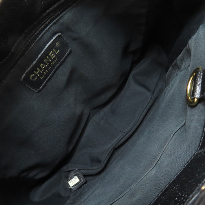 CHANEL Matelasse GoldHardware Tote Bag Grained Calfskin Skin Ladies [Used]