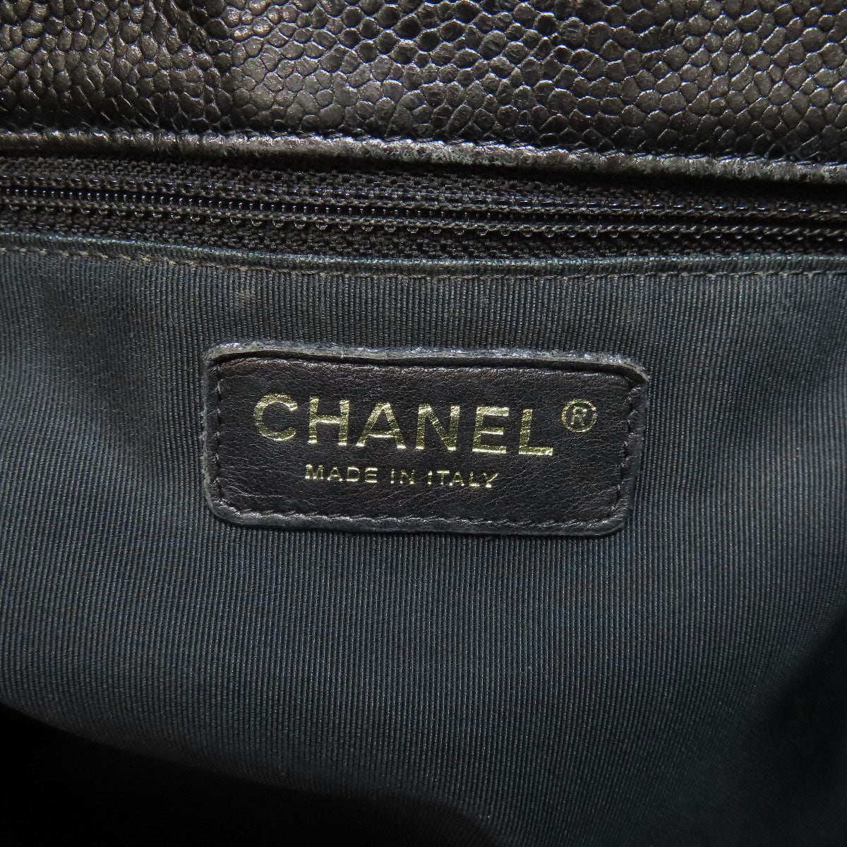 CHANEL Matelasse GoldHardware Tote Bag Grained Calfskin Skin Ladies [Used]