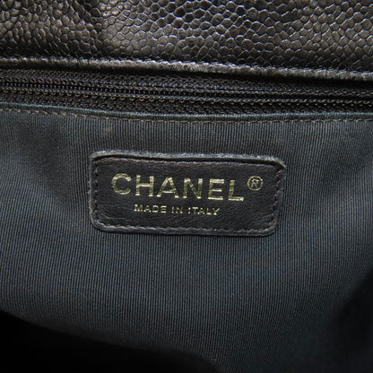 CHANEL Matelasse GoldHardware Tote Bag Grained Calfskin Skin Ladies [Used]