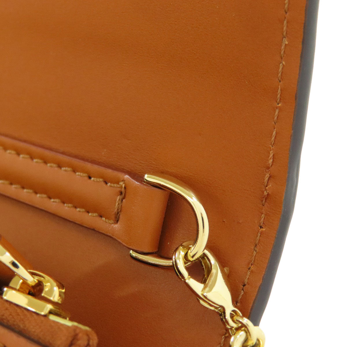 FENDI ChainShoulder Shoulder Bag Leather Ladies [Used]