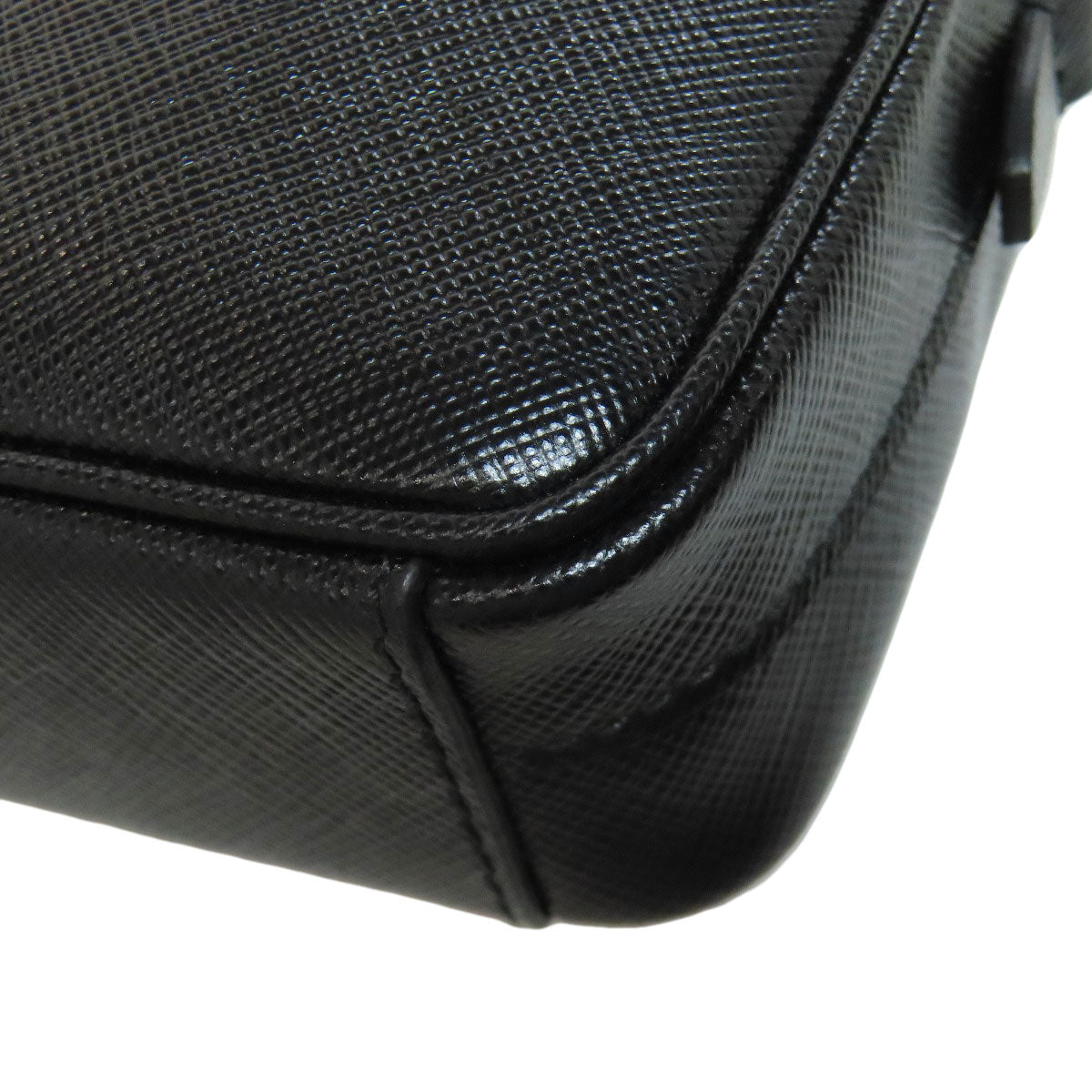 PRADA logo Shoulder Bag Safiano Ladies [Used]
