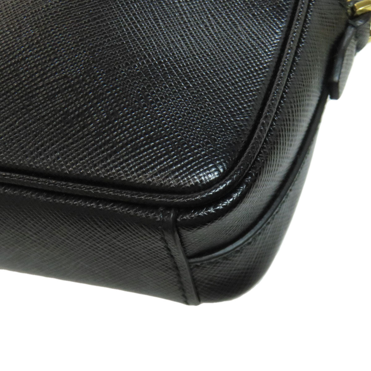 PRADA logo Shoulder Bag Safiano Ladies [Used]