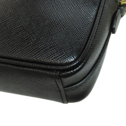 PRADA logo Shoulder Bag Safiano Ladies [Used]
