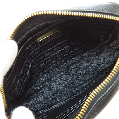 PRADA logo Shoulder Bag Safiano Ladies [Used]