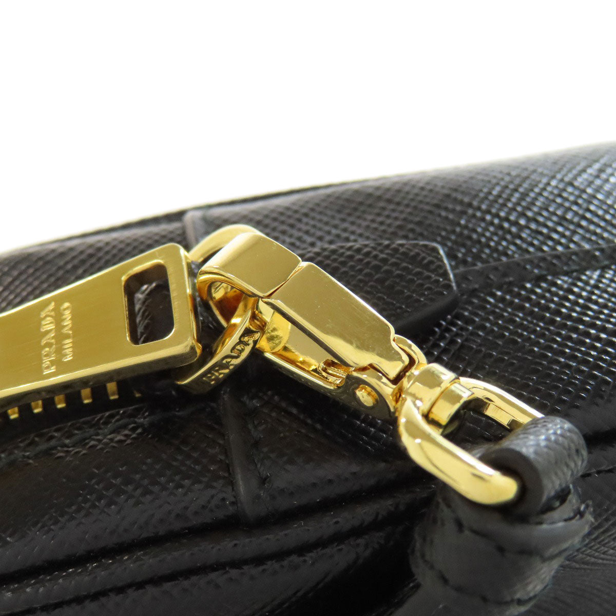 PRADA logo Shoulder Bag Safiano Ladies [Used]