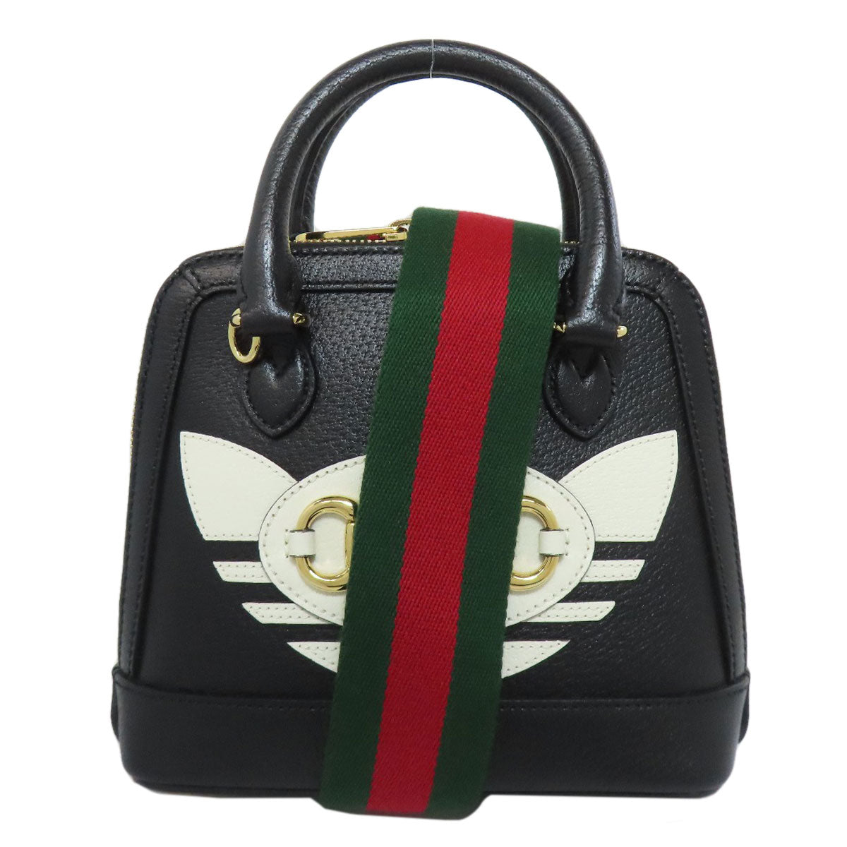 GUCCI 677212 Adidas collaboration 2WAY Handbag Calf Ladies [Used]