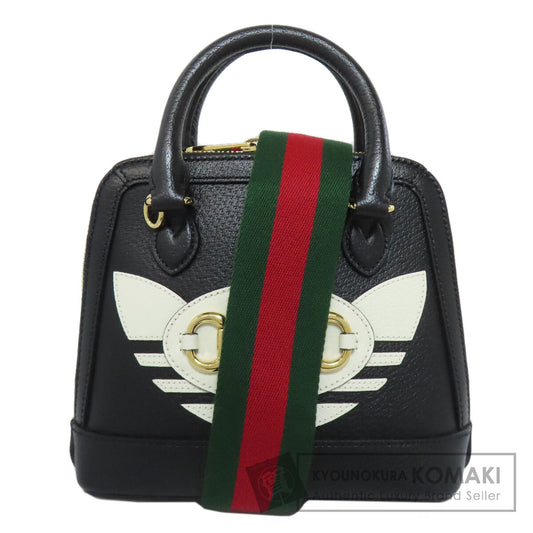 GUCCI 677212 Adidas collaboration 2WAY Handbag Calf Ladies [Used]