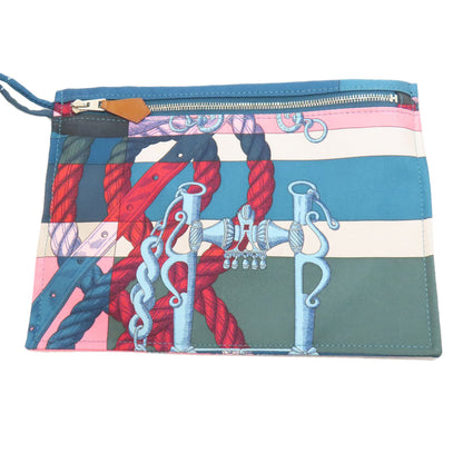 HERMES Silky City Shoulder Bag Silk Ladies [Used]