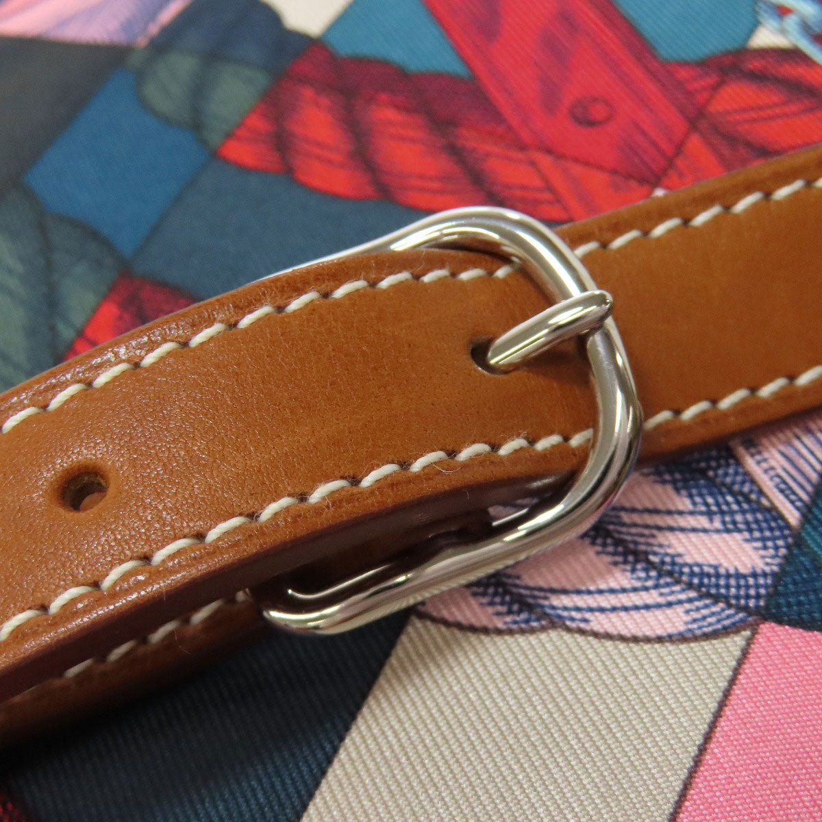 HERMES Silky City Shoulder Bag Silk Ladies [Used]