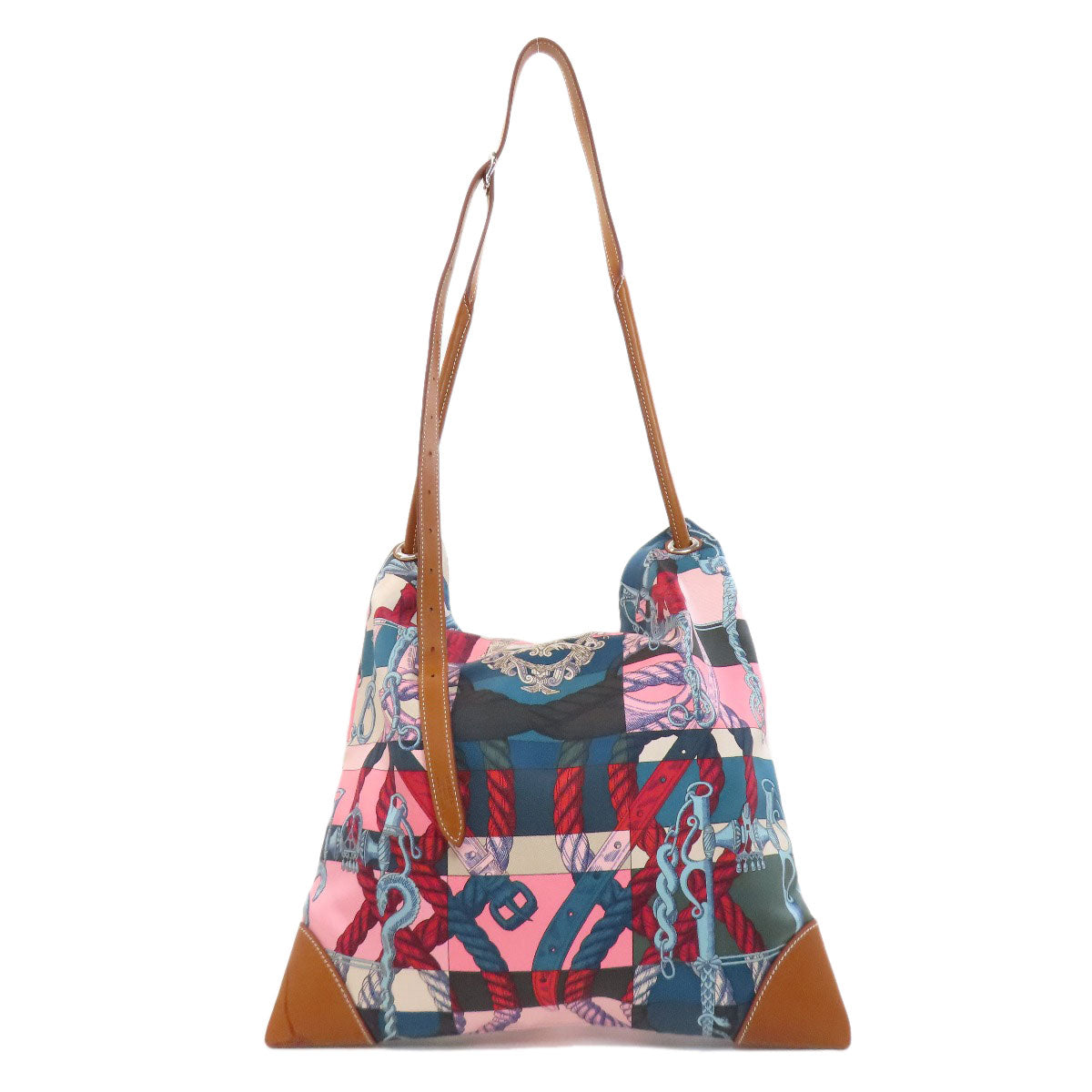 HERMES Silky City Shoulder Bag Silk Ladies [Used]