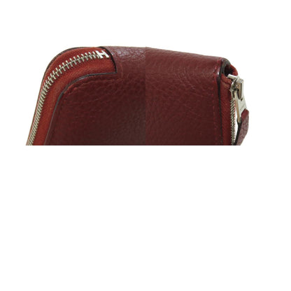 HERMES Azap Long Rouge Serie SilverHardware Long wallet (with coin pocket) Togo Ladies [Used]