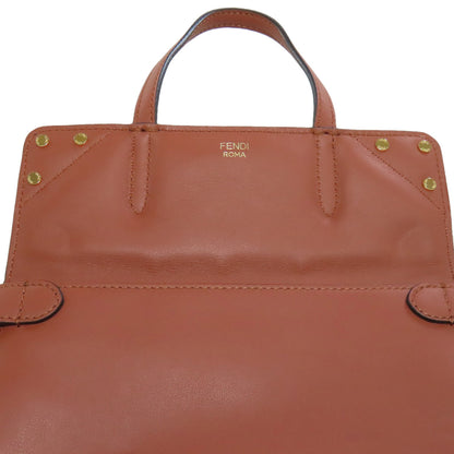 FENDI Flip Small 2WAY Shoulder Bag Calf Ladies [Used]