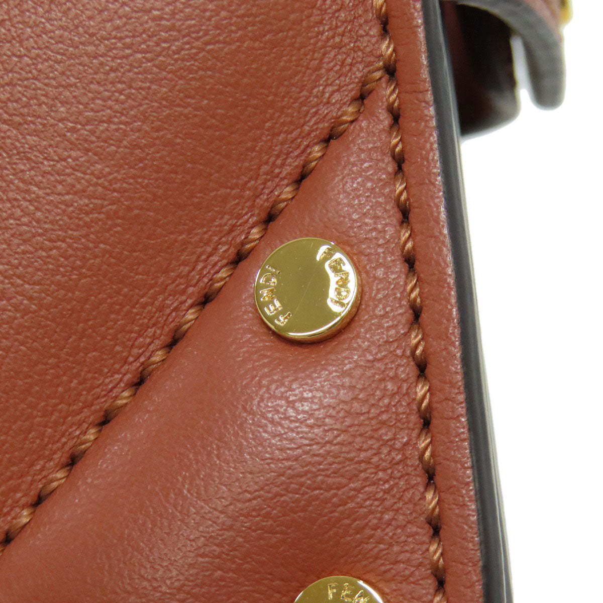 FENDI Flip Small 2WAY Shoulder Bag Calf Ladies [Used]