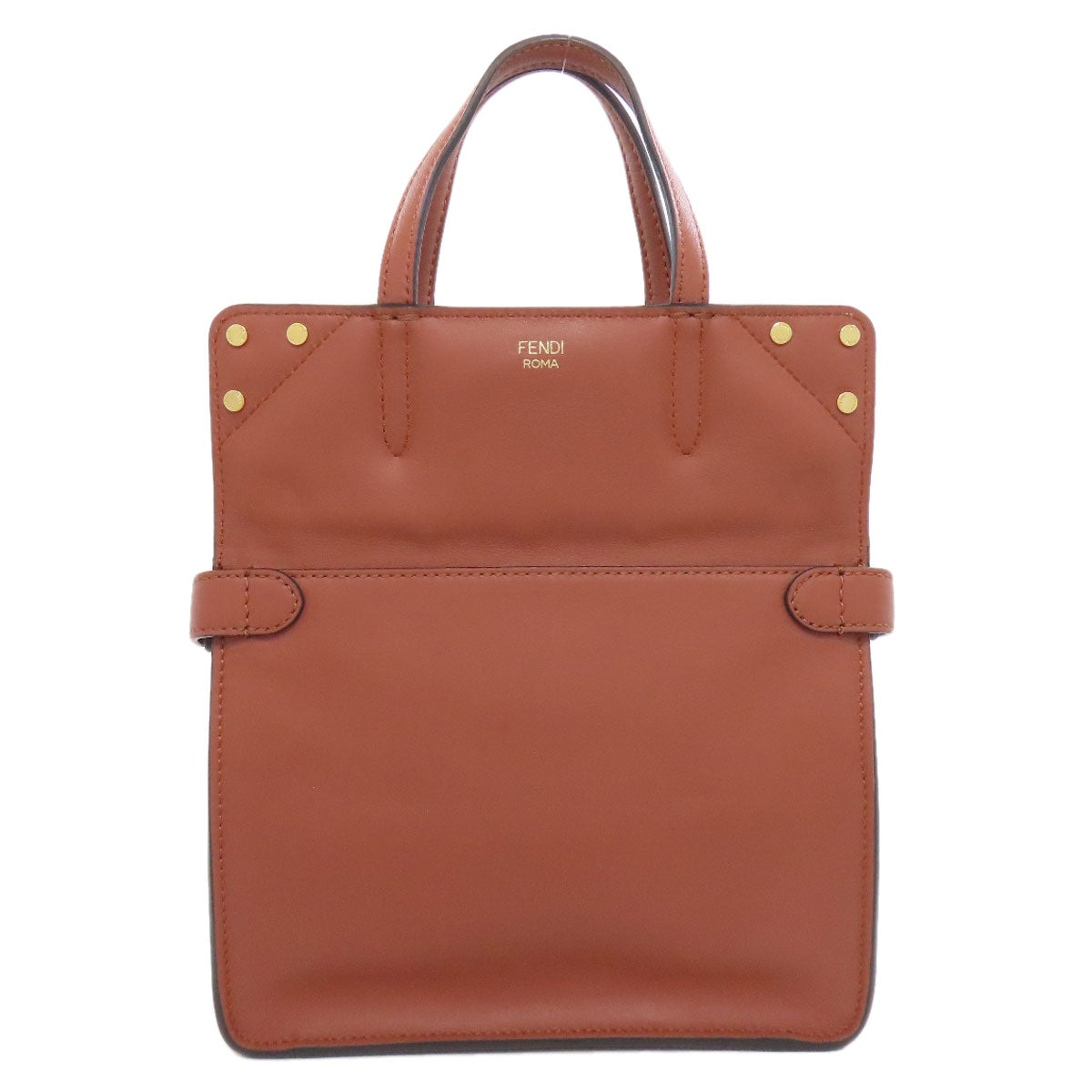 FENDI Flip Small 2WAY Shoulder Bag Calf Ladies [Used]