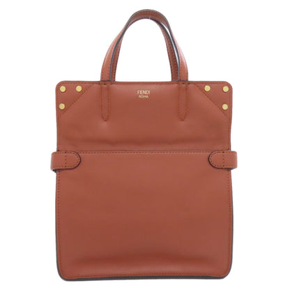 FENDI Flip Small 2WAY Shoulder Bag Calf Ladies [Used]