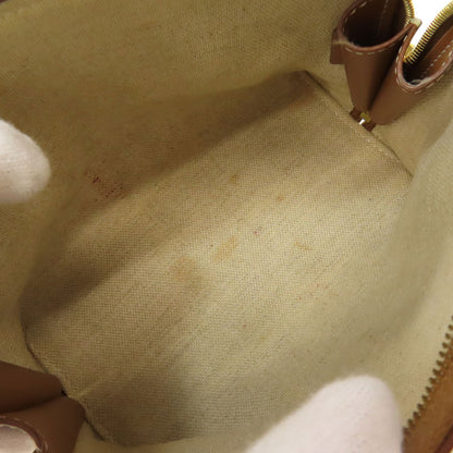 CELINE Triomphe Clutch with Chain Shoulder Bag Canvas LeatherLadies [Used]