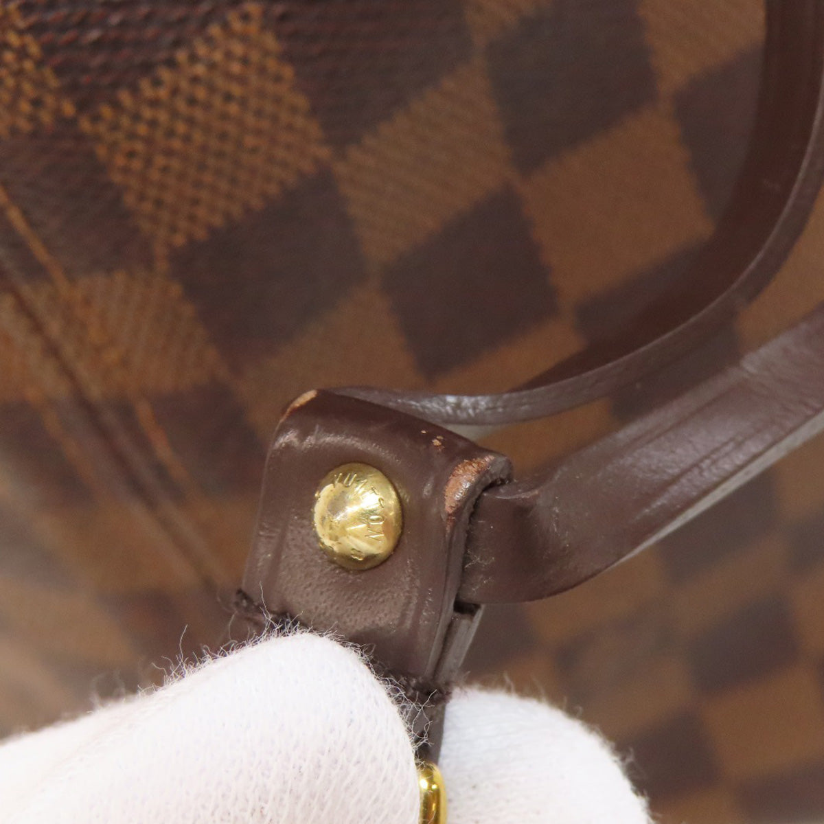 LOUIS VUITTON N41357 Neverfull GM Tote Bag Damier canvas Ladies [Used]