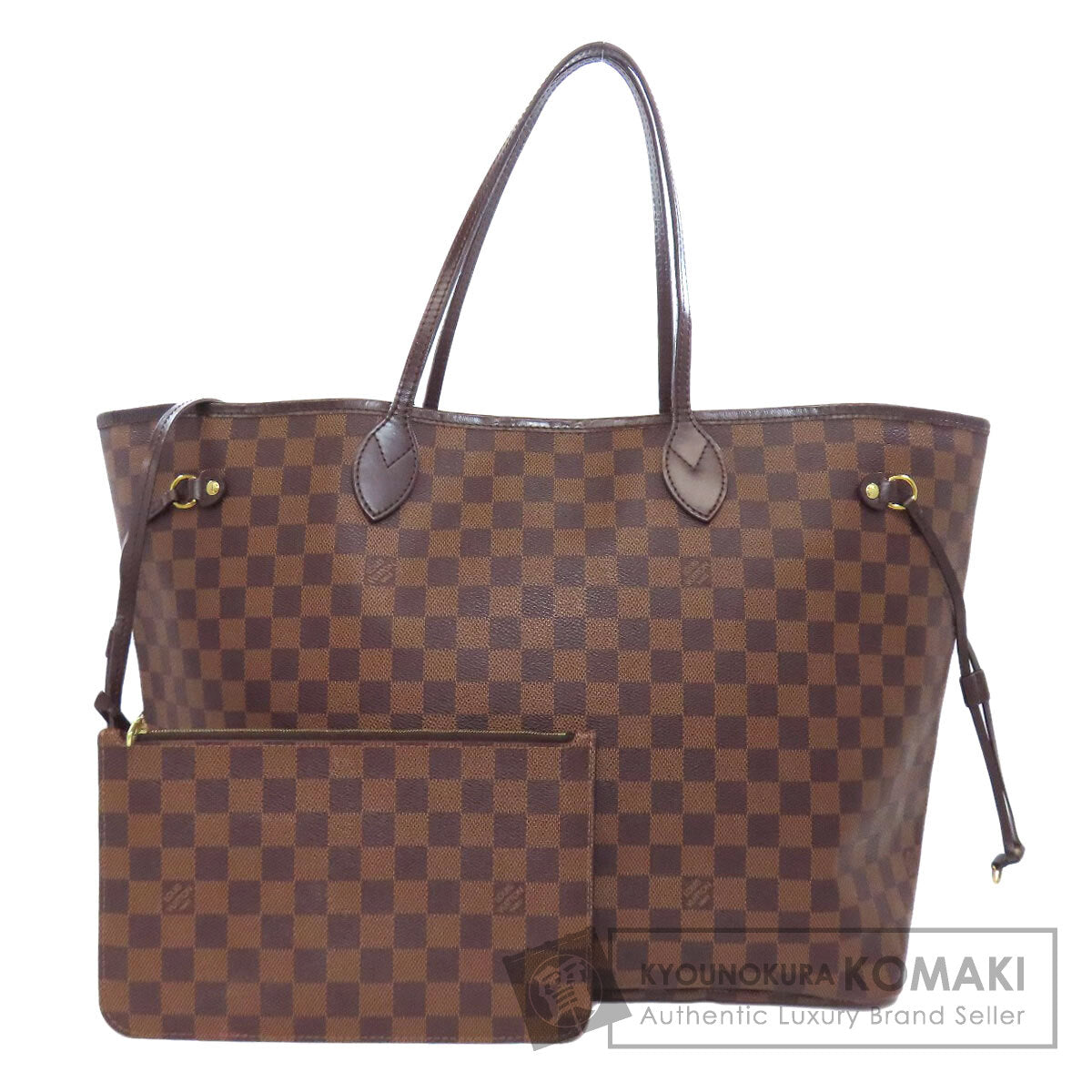 LOUIS VUITTON N41357 Neverfull GM Tote Bag Damier canvas Ladies [Used]