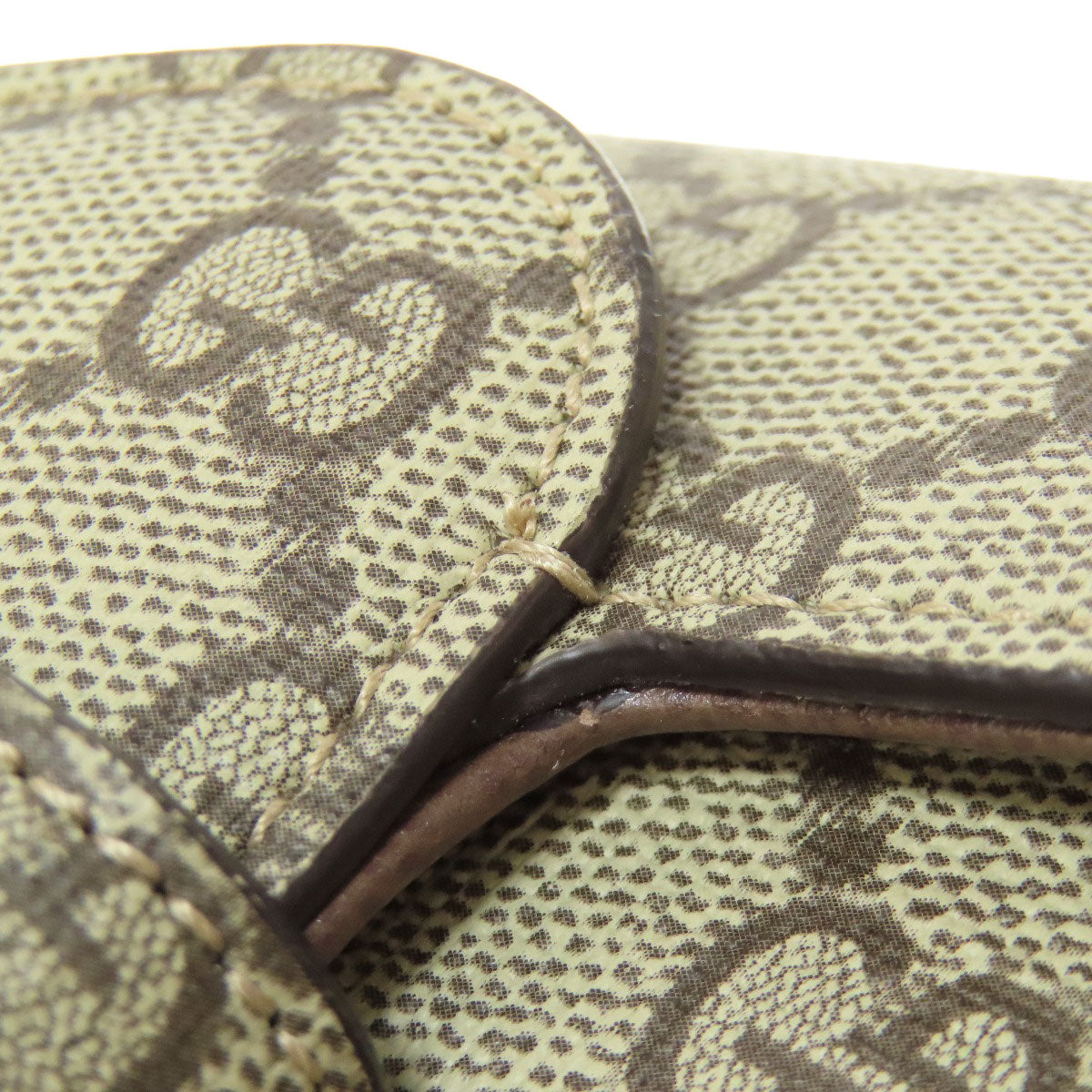 GUCCI 774209 one belt Horsebit GG 2WAY Shoulder Bag PVC Ladies [Used]