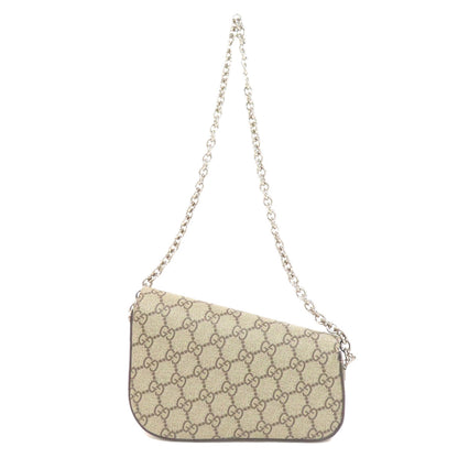 GUCCI 774209 one belt Horsebit GG 2WAY Shoulder Bag PVC Ladies [Used]