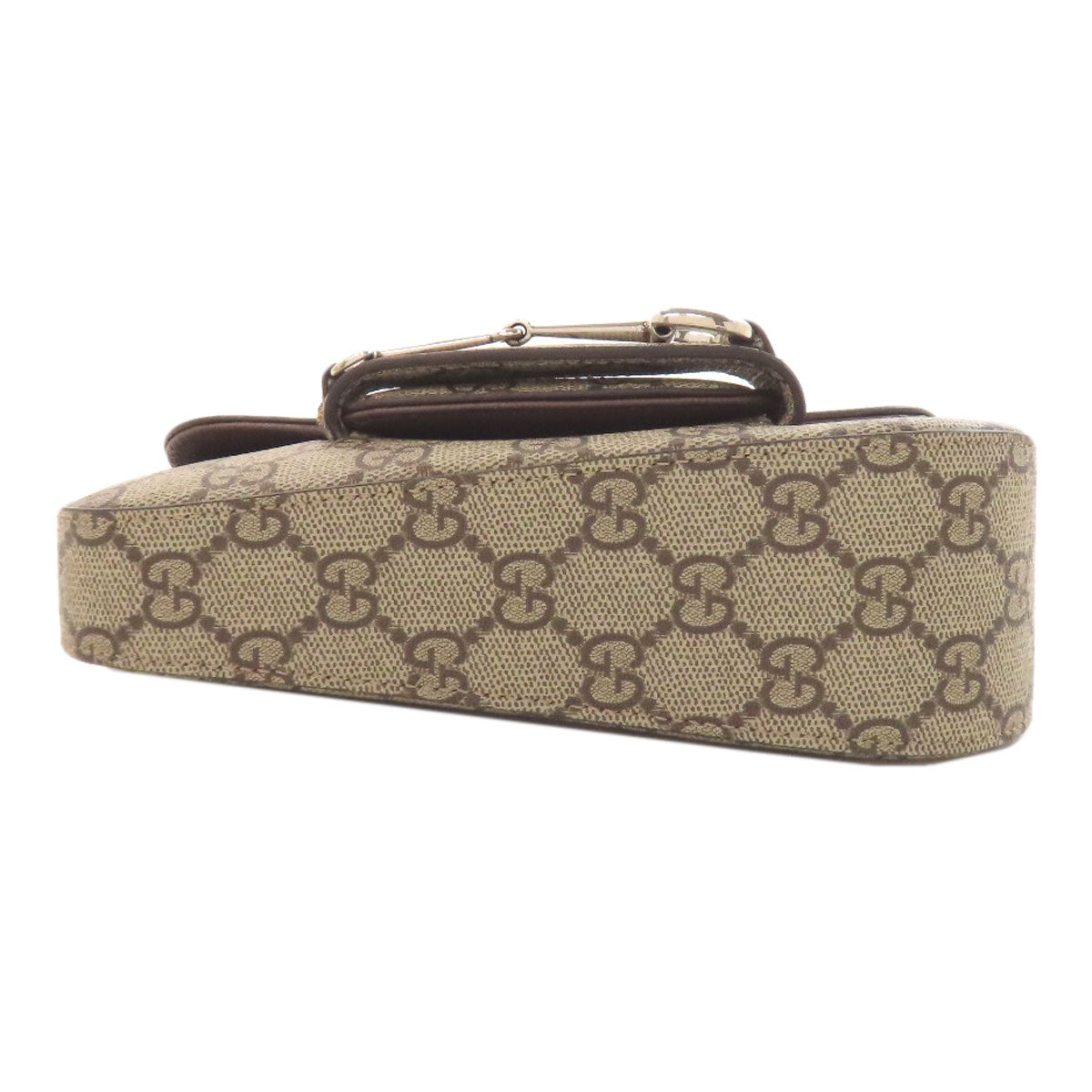 GUCCI 774209 one belt Horsebit GG 2WAY Shoulder Bag PVC Ladies [Used]