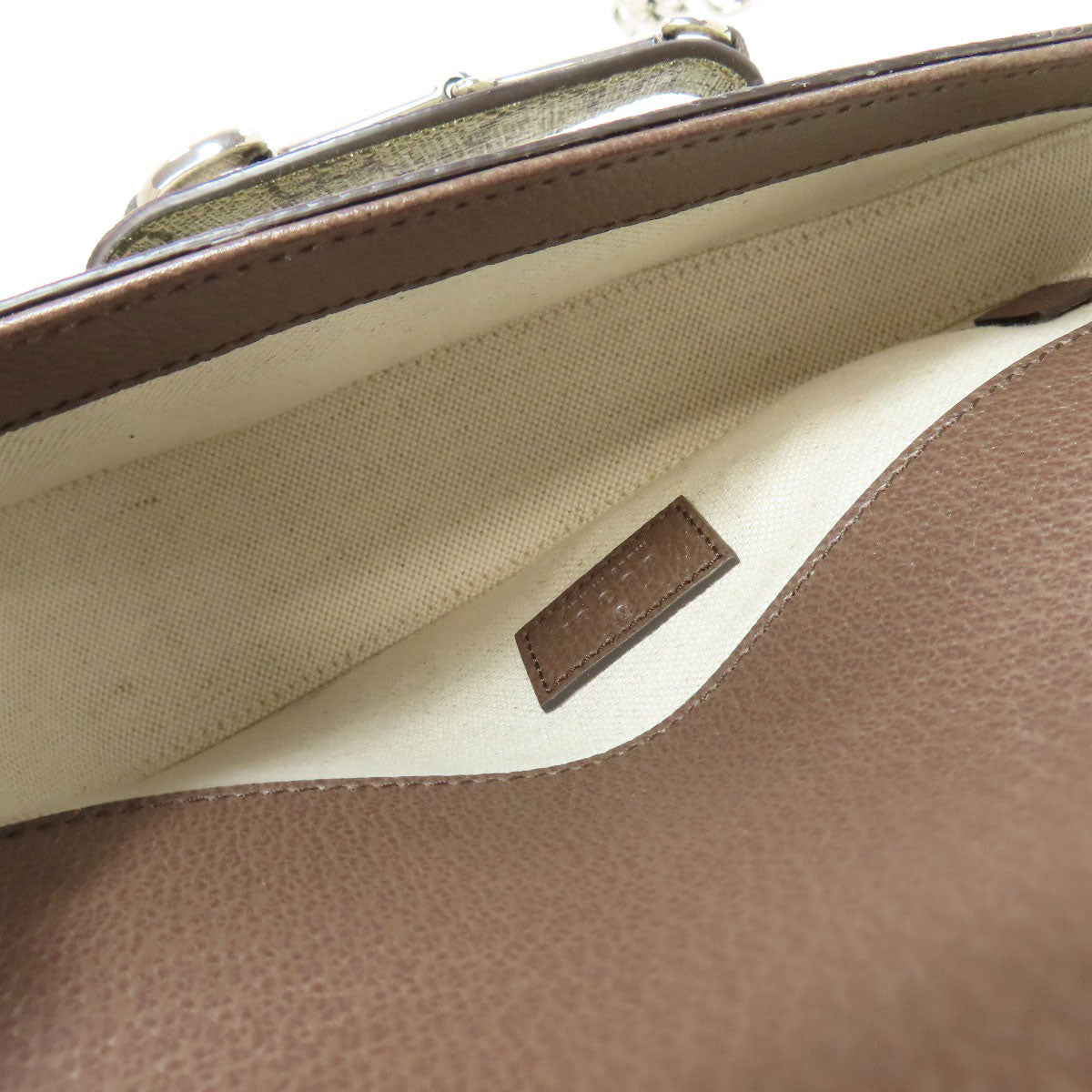 GUCCI 774209 one belt Horsebit GG 2WAY Shoulder Bag PVC Ladies [Used]