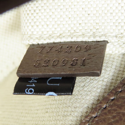 GUCCI 774209 one belt Horsebit GG 2WAY Shoulder Bag PVC Ladies [Used]