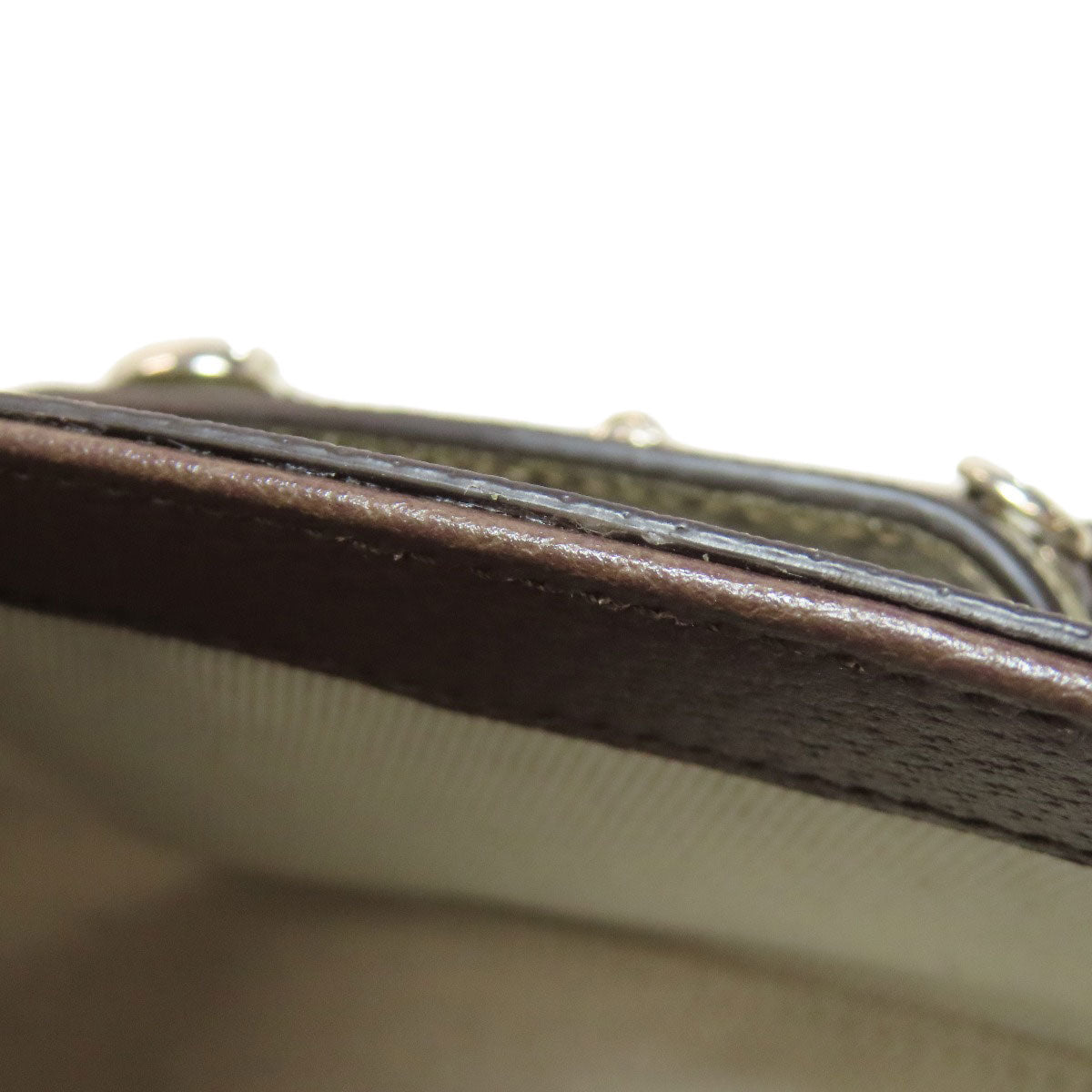 GUCCI 774209 one belt Horsebit GG 2WAY Shoulder Bag PVC Ladies [Used]