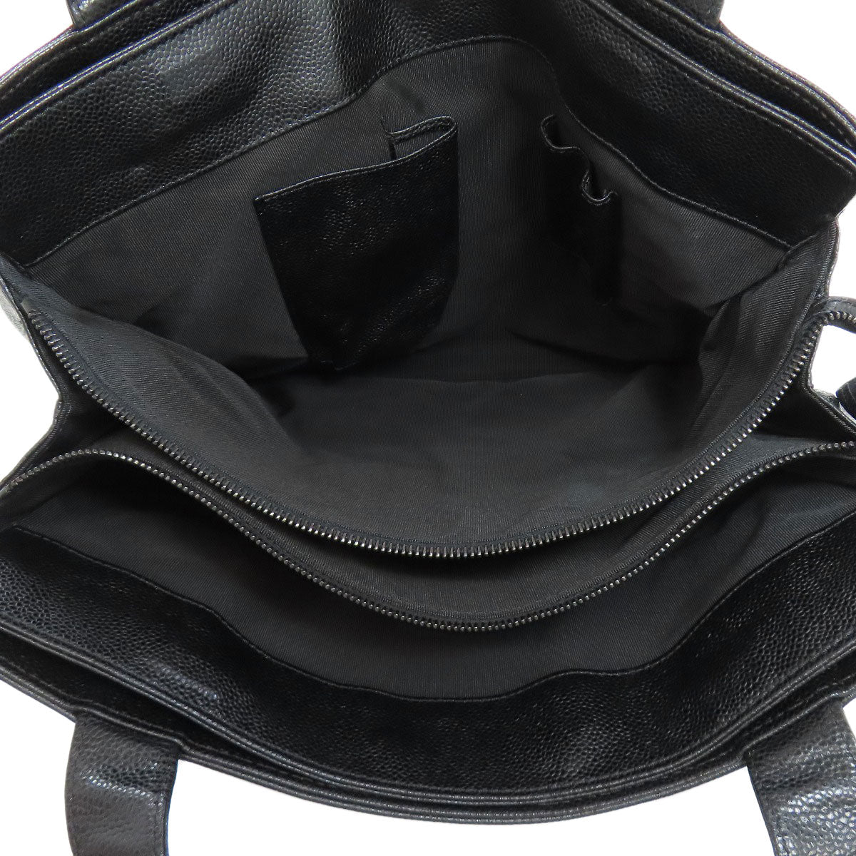 CHANEL   COCO Mark Tote Bag  Grained Calfskin Skin Ladies [Used]