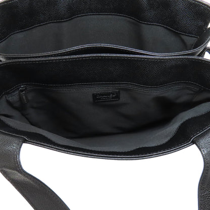 CHANEL   COCO Mark Tote Bag  Grained Calfskin Skin Ladies [Used]