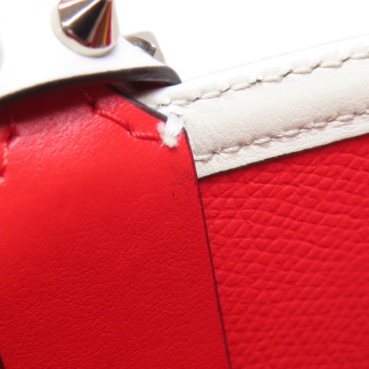 Christian Louboutin Studded Heart Clear Tote Tote Bag Calf PlasticsLadies [Used]