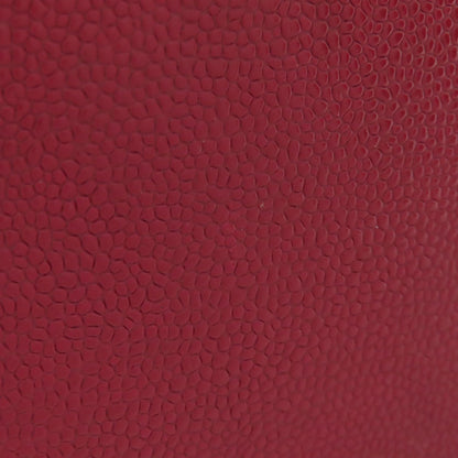 CHANEL On the Road SilverHardware Tote Bag Grained Calfskin Skin Ladies [Used]