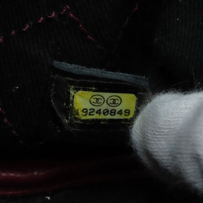 CHANEL On the Road SilverHardware Tote Bag Grained Calfskin Skin Ladies [Used]