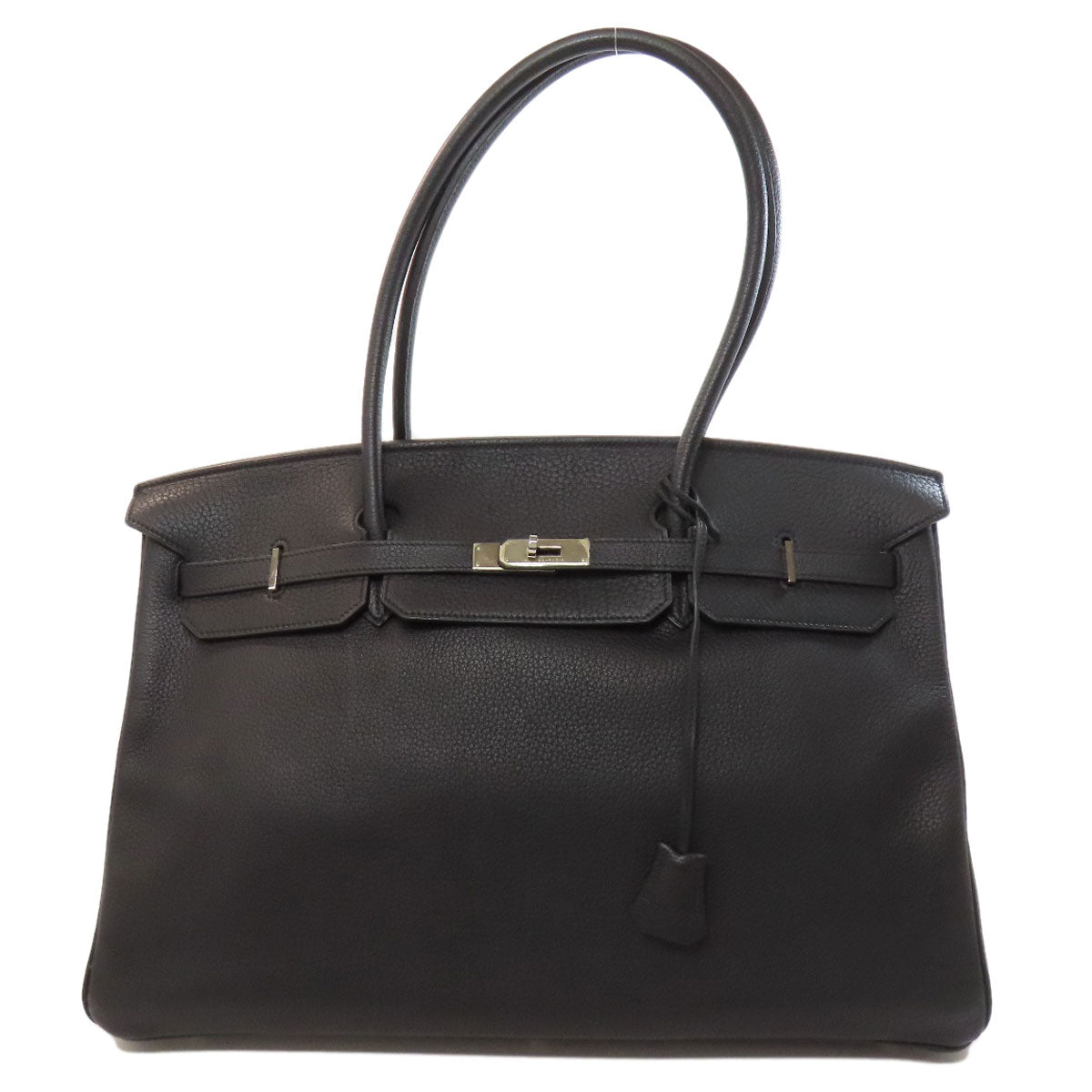 HERMES   Birkin 45 Long SilverHardware Handbag  Taurillon Clemence Ladies  [’†ŒÃ]