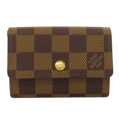 LOUIS VUITTON M61930 Portonet Plat coin purse Damier canvas Ladies [Used]