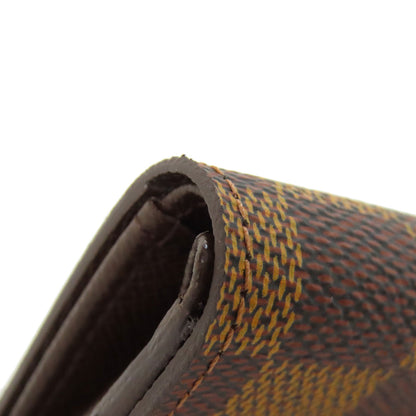 LOUIS VUITTON M61930 Portonet Plat coin purse Damier canvas Ladies [Used]