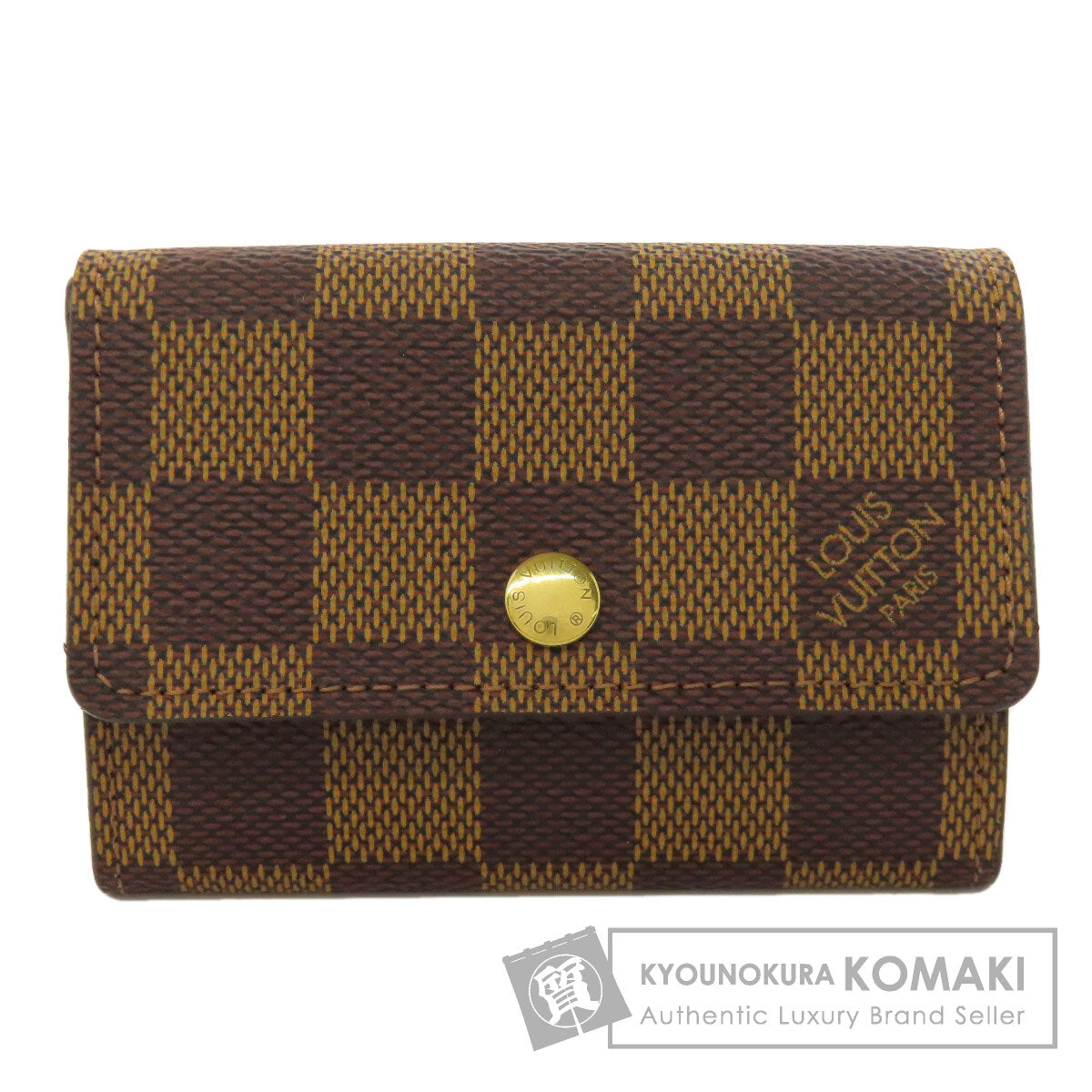 LOUIS VUITTON M61930 Portonet Plat coin purse Damier canvas Ladies [Used]