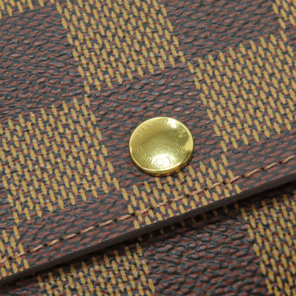 LOUIS VUITTON M61930 Portonet Plat coin purse Damier canvas Ladies [Used]
