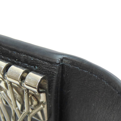 SAINT LAURENT Embossing key holder Leather Ladies [Used]