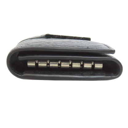 SAINT LAURENT Embossing key holder Leather Ladies [Used]