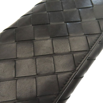 BOTTEGA VENETA Intrecciato Long wallet (no coin pocket) Calf Ladies [Used]